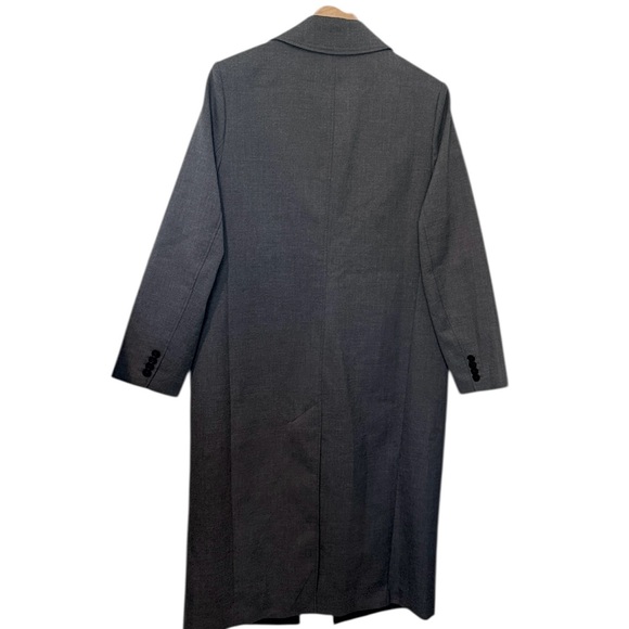 H&M Charcoal Gray Women's Single Breasted Blazer Coat Size M - Picture 5 of 13